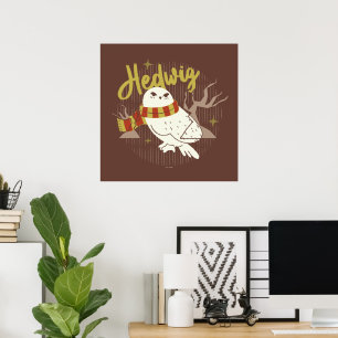 Hedwig Whimsical Bos Tekening Poster