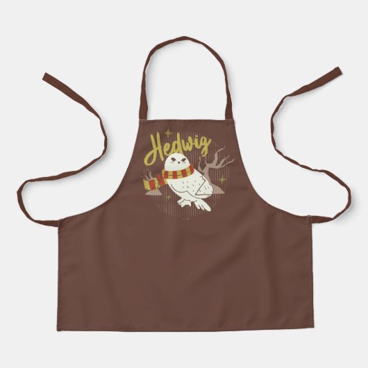 Hedwig Whimsical Bos Tekening Schort (Voorkant)