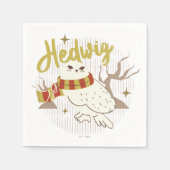 Hedwig Whimsical Bos Tekening Servet (Voorkant)