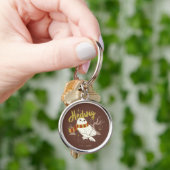 Hedwig Whimsical Bos Tekening Sleutelhanger (Hand)
