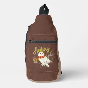 Hedwig Whimsical Bos Tekening Sling Bag
