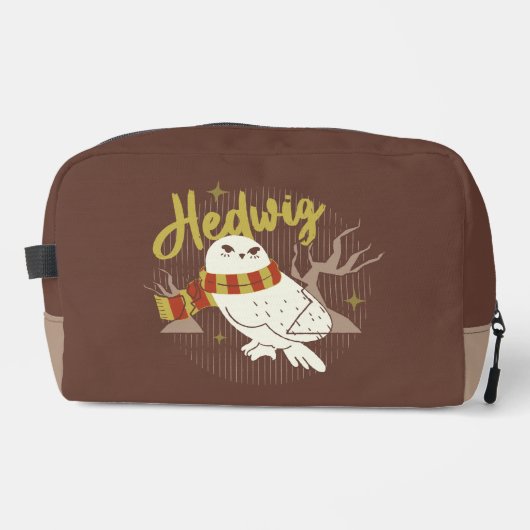 Hedwig Whimsical Bos Tekening Toilettasje (Voorkant)