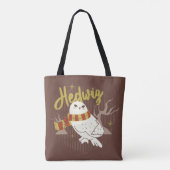 Hedwig Whimsical Bos Tekening Tote Bag (Achterkant)