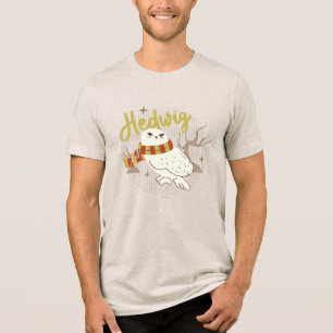 Hedwig Whimsical Bos Tekening Tri-Blend Shirt