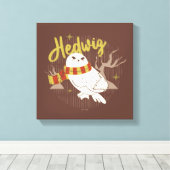 Hedwig Whimsical Forest Drawing Canvas Afdruk (Insitu (Houten vloer))