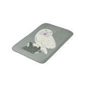 Hedwig With Letter Whimsical Drawing Badmat (Gekanteld)
