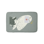 Hedwig With Letter Whimsical Drawing Badmat (Voorkant)