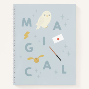 Hedwigh "Magische" Typografie Grafiek Notitieboek
