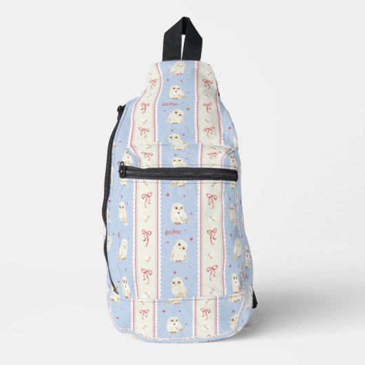 Hedwigs Uil-post Streeppatroon Sling Bag (Voorkant)