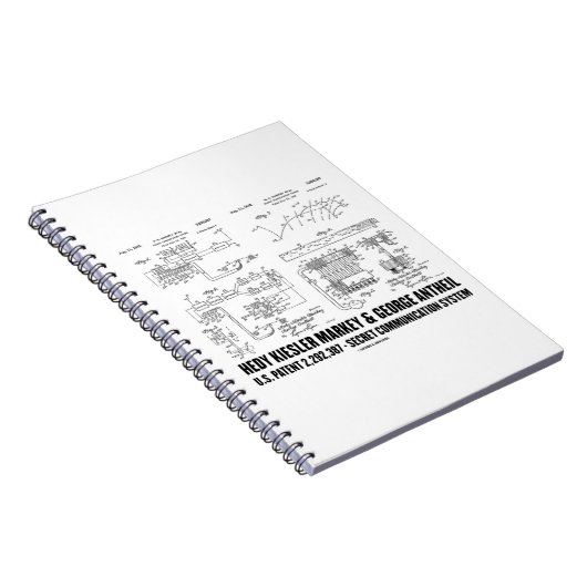 Hedy Kiesler Markey G. Antheil US Patent 2292387 Notitieboek (Rechterzijde)