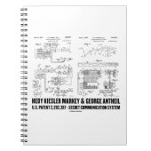 Hedy Kiesler Markey G. Antheil US Patent 2292387 Notitieboek (Voorkant)