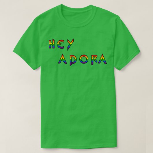 Hee Adora ZijRa LGBT Pride T-shirt (Design voorkant)