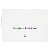 Hee Haw Ezels Blank Kaart (Achterkant Horizontaal)