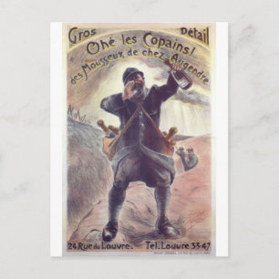 Hee Lads Propaganda Poster Briefkaart