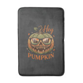 Héé Pompoen Halloween Jack Lantern Bril Snor Badmat (Voorkant Verticaal)