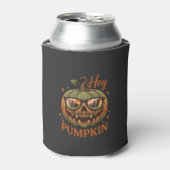 Héé Pompoen Halloween Jack Lantern Bril Snor Blikjeskoeler (Blikje Voorkant)