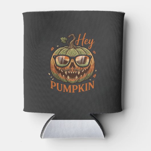 Héé Pompoen Halloween Jack Lantern Bril Snor Blikjeskoeler (Voorkant)
