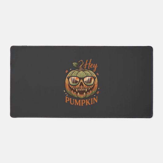 Héé Pompoen Halloween Jack Lantern Bril Snor Bureaumat (Voorkant)
