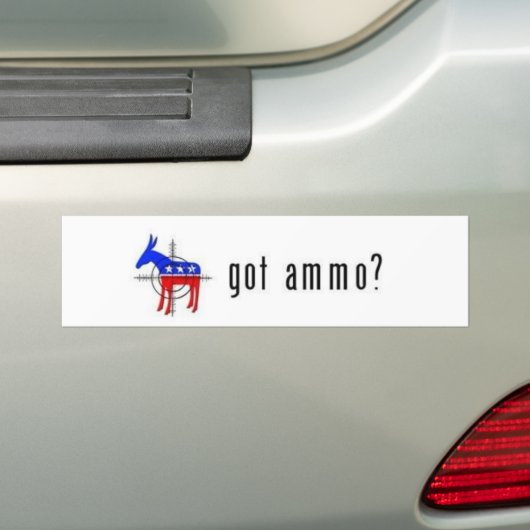 heeft ammo bumpersticker (Op auto)