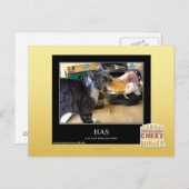 heeft briefkaart (Voorkant / Achterkant)