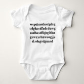 Heeft de baby dit ontworpen romper (Voorkant)