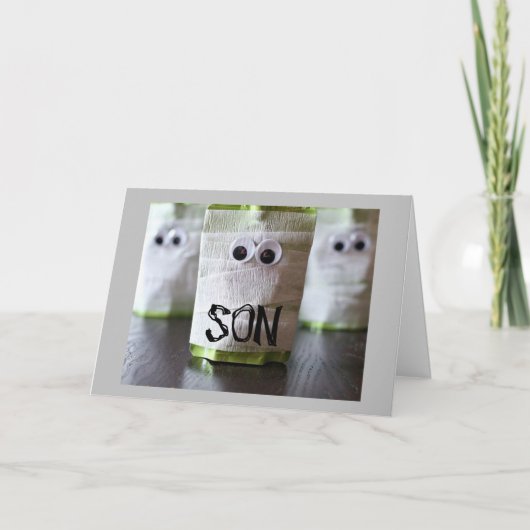HEEFT DE "BOO"-HALLOEEN AAN ONZE ***SON** KAART (Voorkant)