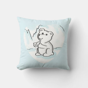 Heeft de Ijsbeer van het Baby van de cartoon een Kussen
