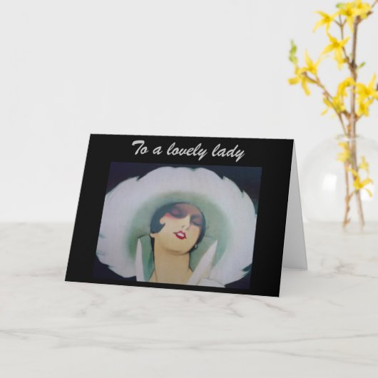 *HEEFT DE TWEEDE DAG* TOT EEN ***LADY LADY** KAART (Gele Bloem)