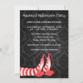 Heeft de uitnodiging van de heks-halloween-partij  (Voorkant)