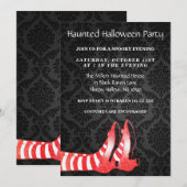 Heeft de uitnodiging van de heks-halloween-partij  (Voorkant / Achterkant)