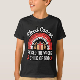 Heeft de verkeerde kind lint krijger lymfoom gekoz t-shirt