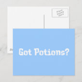 Heeft drankjes cadeaus briefkaart (Voorkant / Achterkant)