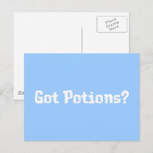 Heeft drankjes cadeaus briefkaart (Voorkant / Achterkant)