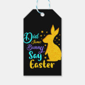 Heeft een Bunny Pasen gezegd? Cadeaulabel (Voorkant)