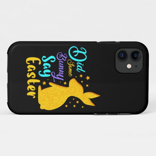 Heeft een Bunny Pasen gezegd? Case-Mate iPhone Case (Achterkant (horizontaal))