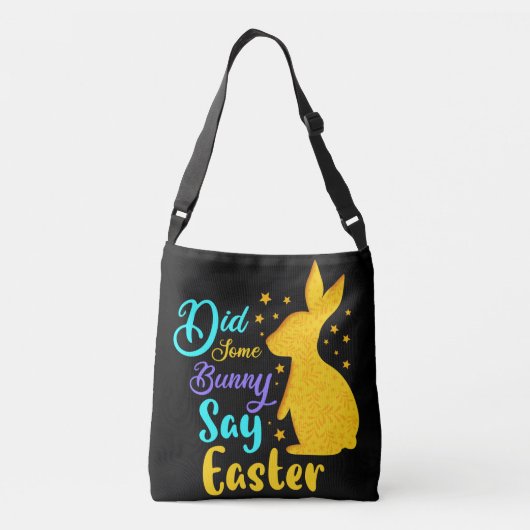 Heeft een Bunny Pasen gezegd? Crossbody Tas (Achterkant)