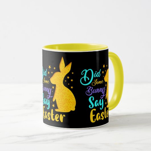 Heeft een Bunny Pasen gezegd? Mok (Voorkant rechts)