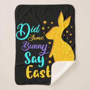 Heeft een Bunny Pasen gezegd? Sherpa Deken