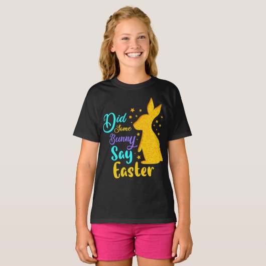 Heeft een Bunny Pasen gezegd? T-shirt (Voorkant volledig)