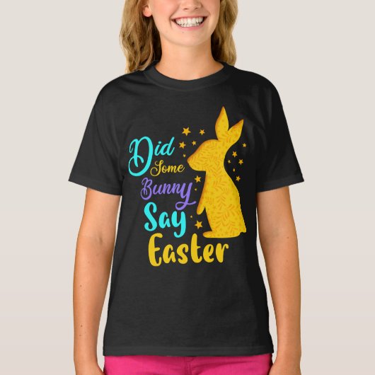 Heeft een Bunny Pasen gezegd? T-shirt (Voorkant)