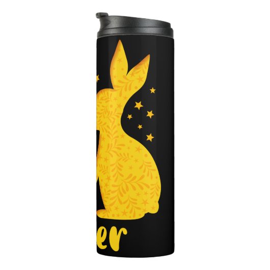 Heeft een Bunny Pasen gezegd? Thermosbeker (Geroteerd rechts)