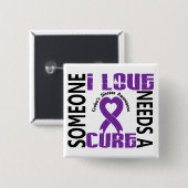 Heeft een Cure 4 Crohn nodig Vierkante Button 5,1 Cm (Voorkant /achterkant)
