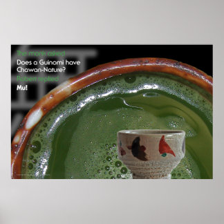 Heeft een Guinomi een Chawan-Natuur? Poster