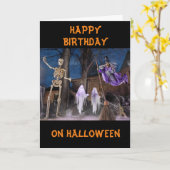 **HEEFT EEN HALLOWEEN VAN DE TWEEDE DAG** EN BOO A KAART (Gele Bloem)