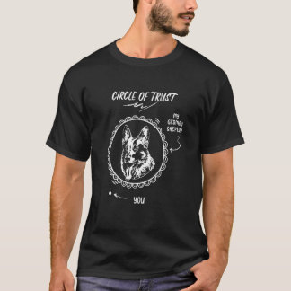 Heeft een kleine cirkel van Trust Animal German Sh T-shirt