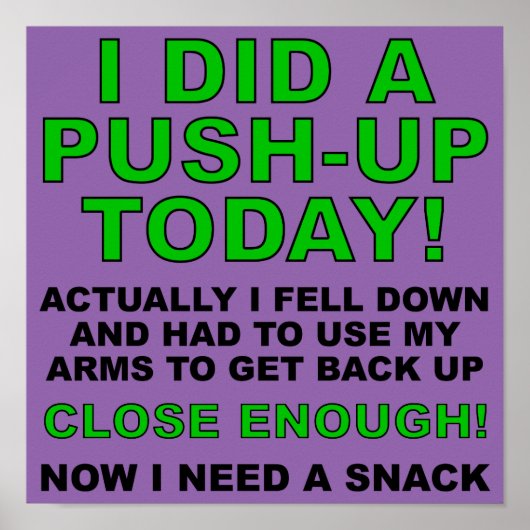 Heeft een opdringerig grappig Poster gebarentaal g (Voorkant)