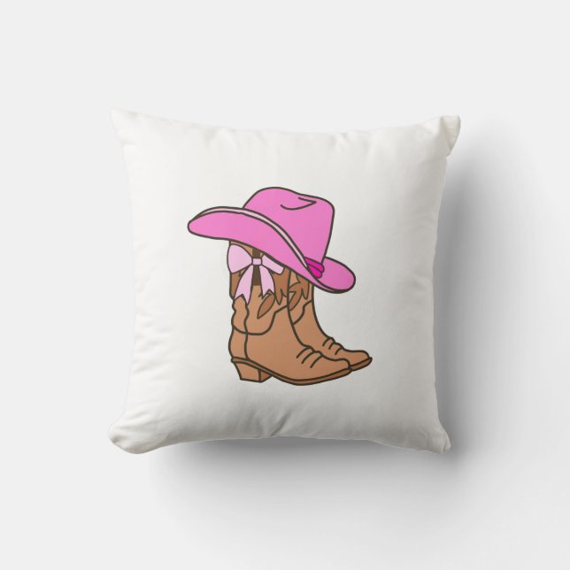 Heeft een vleugje Western en schattigheid! Kussen (Voorkant)