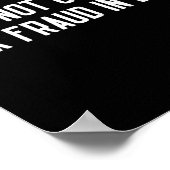 Heeft geen belastingfraude gepleegd in 2013 grappi poster (Hoek)