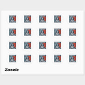 Heeft Geen Koningen Ronde Sticker (Vel)