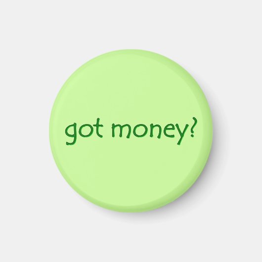 Heeft Green Digital Art geld? Magneet (Voorkant)